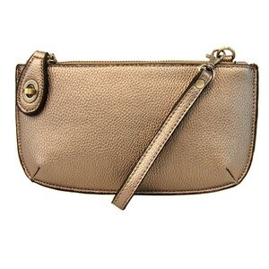 Wristlet Clutch Joy Susan Metallic Light Brown